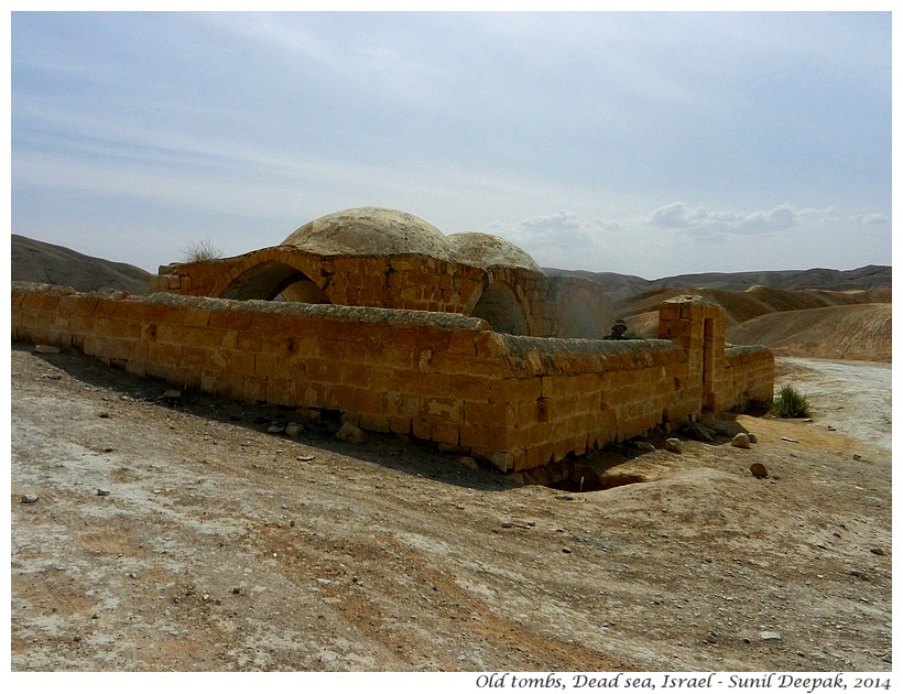 Abandoned mausoleum, Dead Sea, Israel - Images by Sunil Deepak