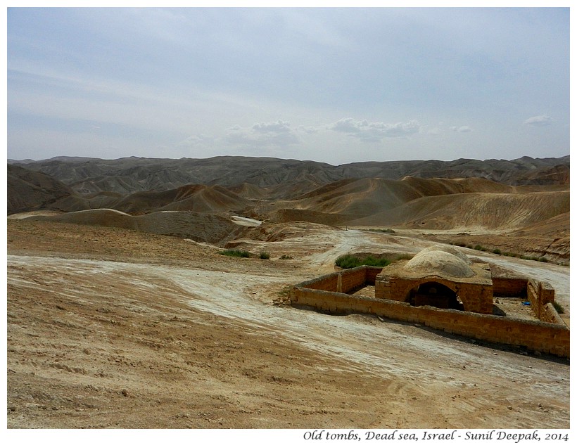 Abandoned mausoleum, Dead Sea, Israel - Images by Sunil Deepak