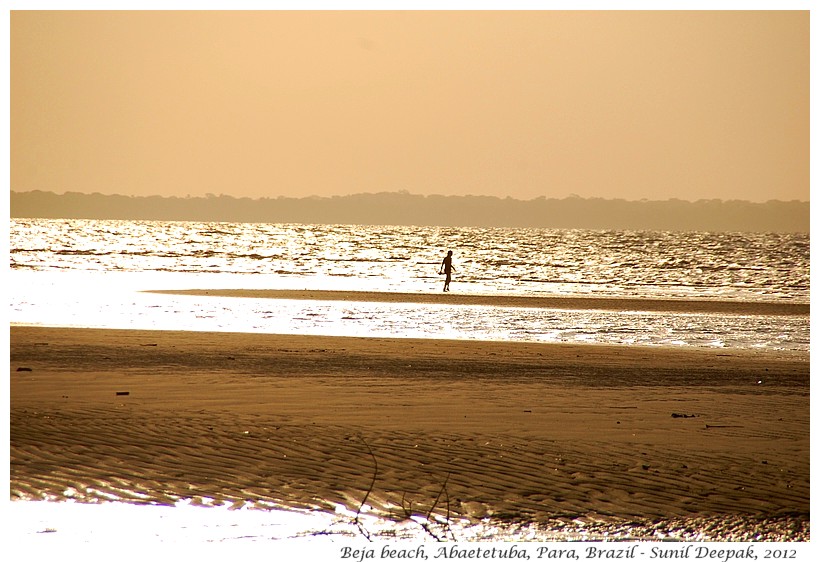 Beach, Beja, Abaetetuba, Para, Brazil - Images by Sunil Deepak