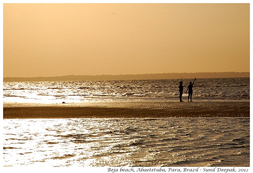 Beach, Beja, Abaetetuba, Para, Brazil - Images by Sunil Deepak