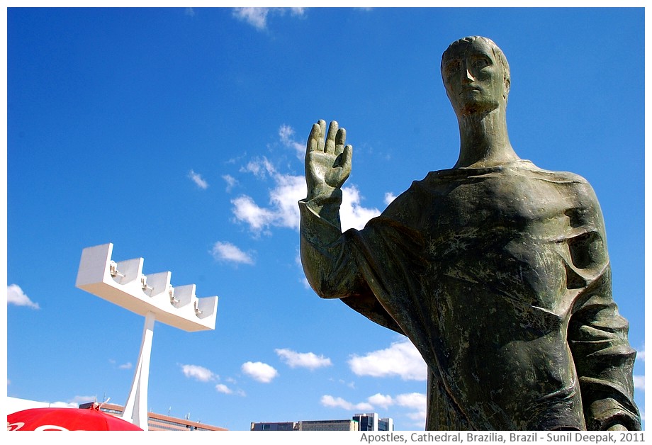 Apostles, Cathedral, Brazilia, Brazil - images by Sunil Deepak, 2011