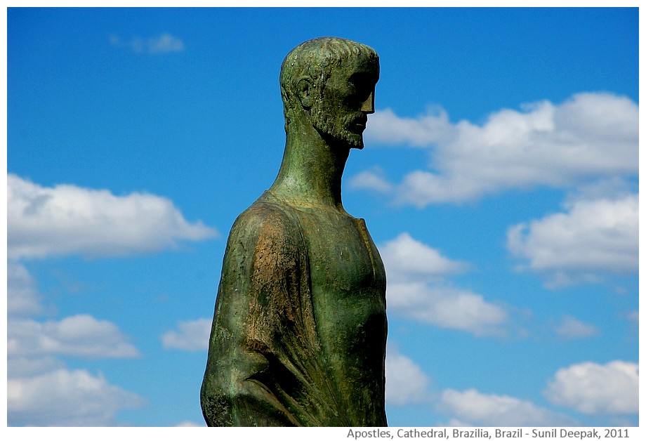 Apostles, Cathedral, Brazilia, Brazil - images by Sunil Deepak, 2011