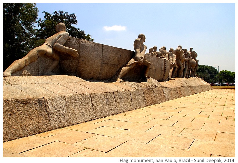 Monument to the flags, San Paulo, Brazil - Images by Sunil Deepak, 2014