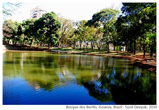 Lake, Bosque dos Buritis, Goiania, Brazil - images by Sunil Deepak, 2010