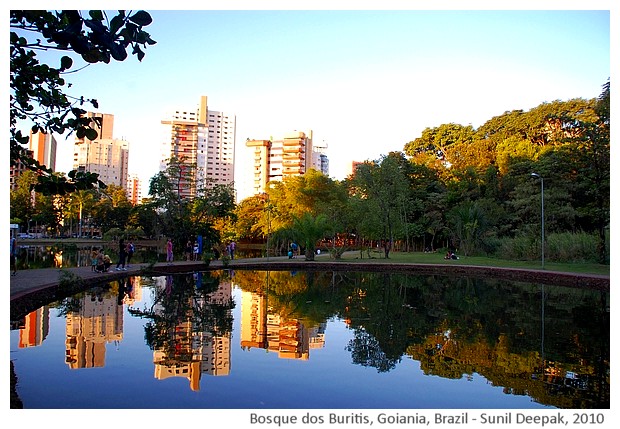 Lake, Bosque dos Buritis, Goiania, Brazil - images by Sunil Deepak, 2010