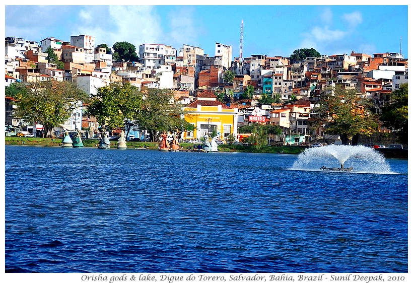 Orisha gods, Digue do Torrero, Salvador, Bahia, Brazil - Images by Sunil Deepak, 2010