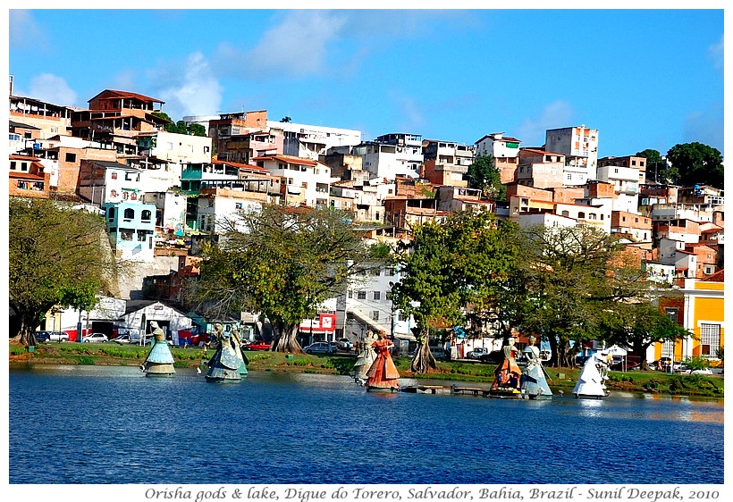 Orisha gods, Digue do Torrero, Salvador, Bahia, Brazil - Images by Sunil Deepak, 2010