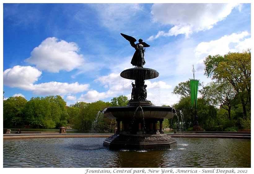 Around the World in 30 beautiful Fountains - New York, USA - Images by Sunil Deepak