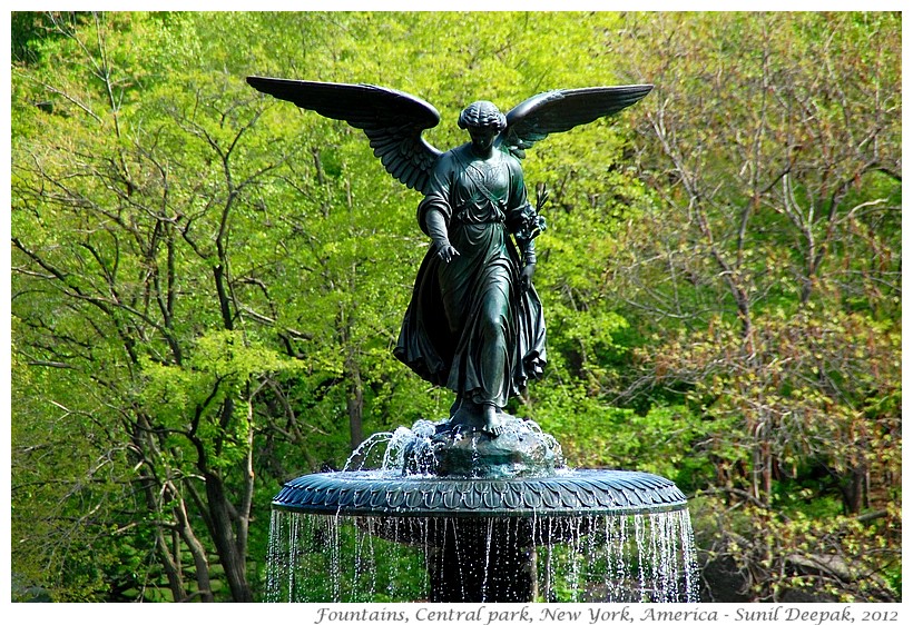 Around the World in 30 beautiful Fountains - New York, USA - Images by Sunil Deepak
