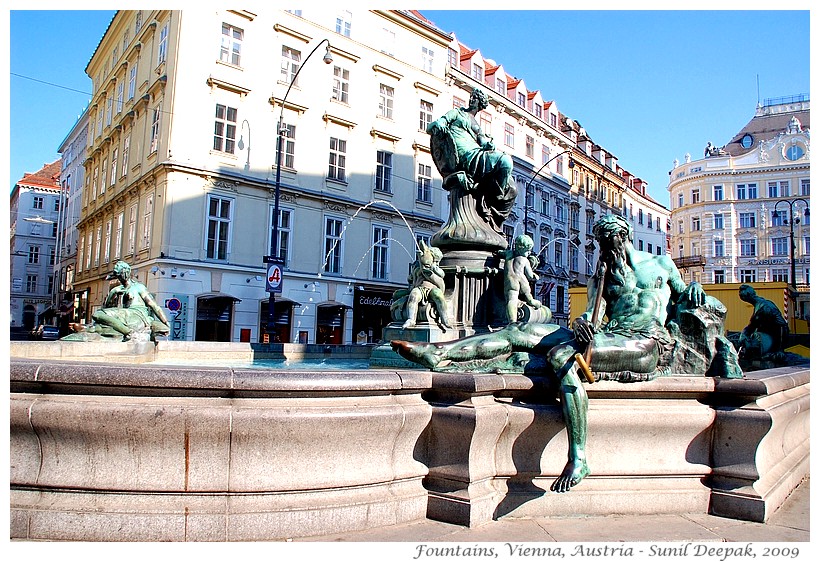 Around the World in 30 beautiful Fountains - Vienna, Austria - Images by Sunil Deepak