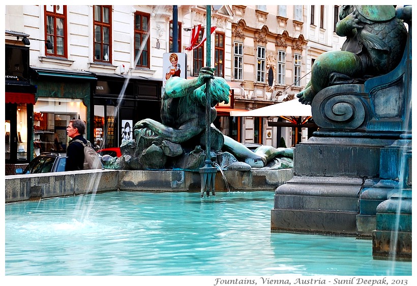 Around the World in 30 beautiful Fountains - Vienna, Austria - Images by Sunil Deepak