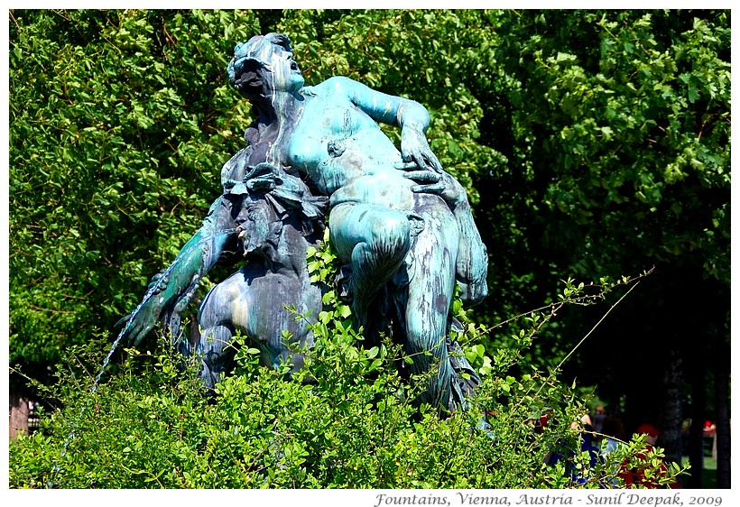 Around the World in 30 beautiful Fountains - Vienna, Austria - Images by Sunil Deepak