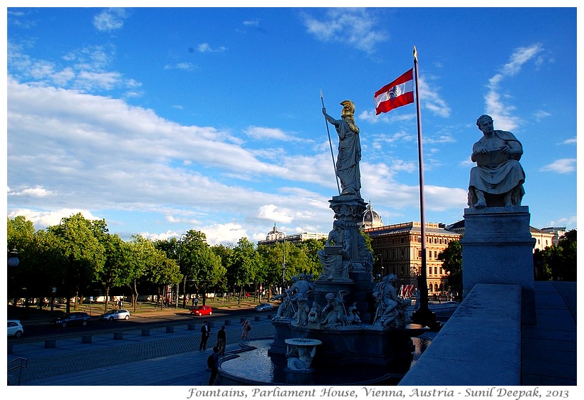 Around the World in 30 beautiful Fountains - Vienna, Austria - Images by Sunil Deepak