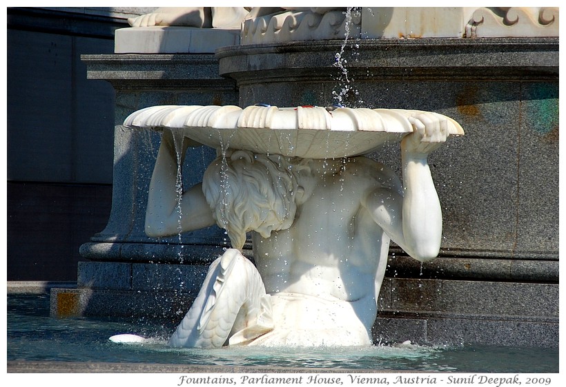 Around the World in 30 beautiful Fountains - Vienna, Austria - Images by Sunil Deepak