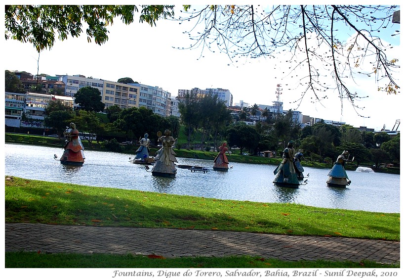 Around the World in 30 beautiful Fountains - Salvador, Brazil - Images by Sunil Deepak