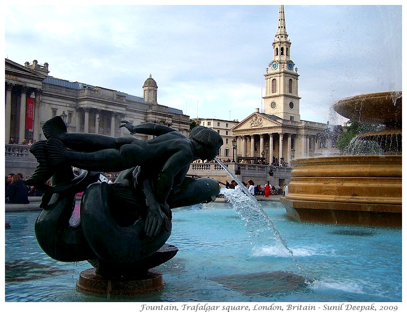 Around the World in 30 beautiful Fountains - London, UK - Images by Sunil Deepak