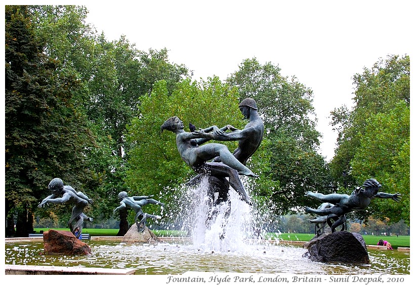 Around the World in 30 beautiful Fountains - London, UK - Images by Sunil Deepak