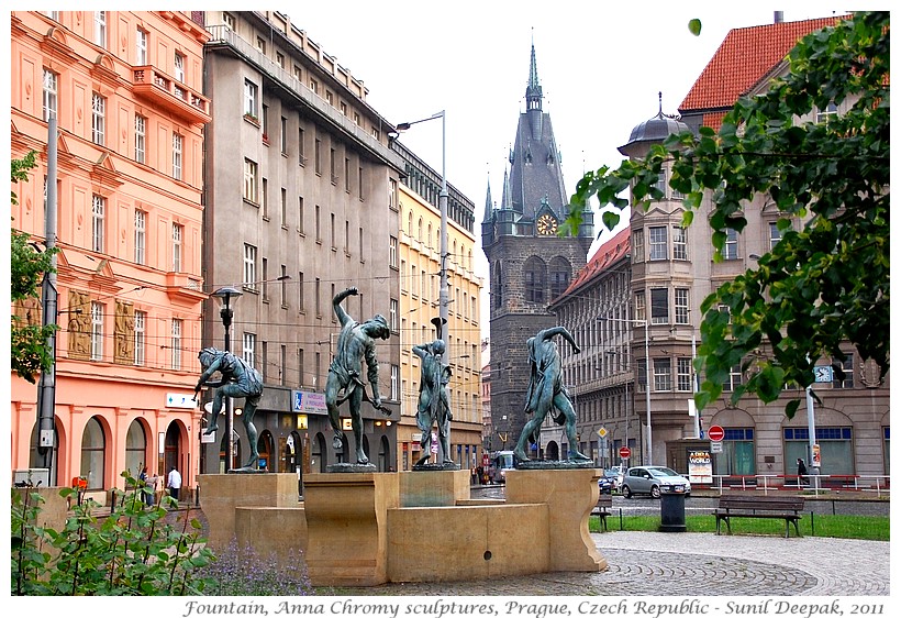 Around the World in 30 beautiful Fountains - Prague, Czech Republic - Images by Sunil Deepak