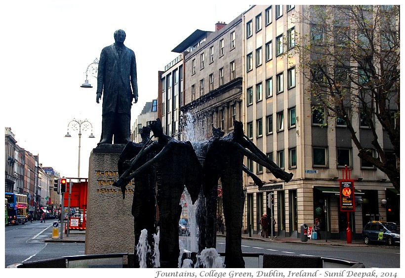 Most beautiful fountains - Dublin, Ireland - Images by Sunil Deepak