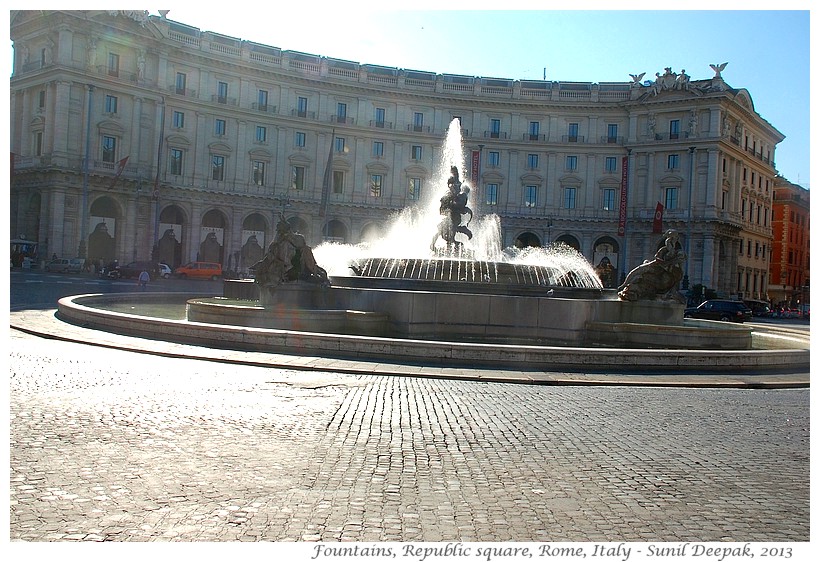 Most beautiful fountains - Italy, Rome - Images by Sunil Deepak