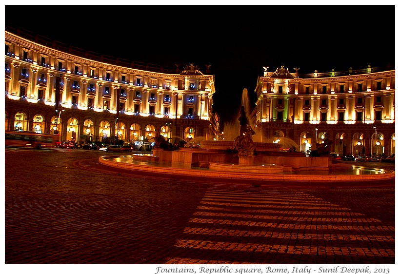 Most beautiful fountains - Italy, Rome - Images by Sunil Deepak