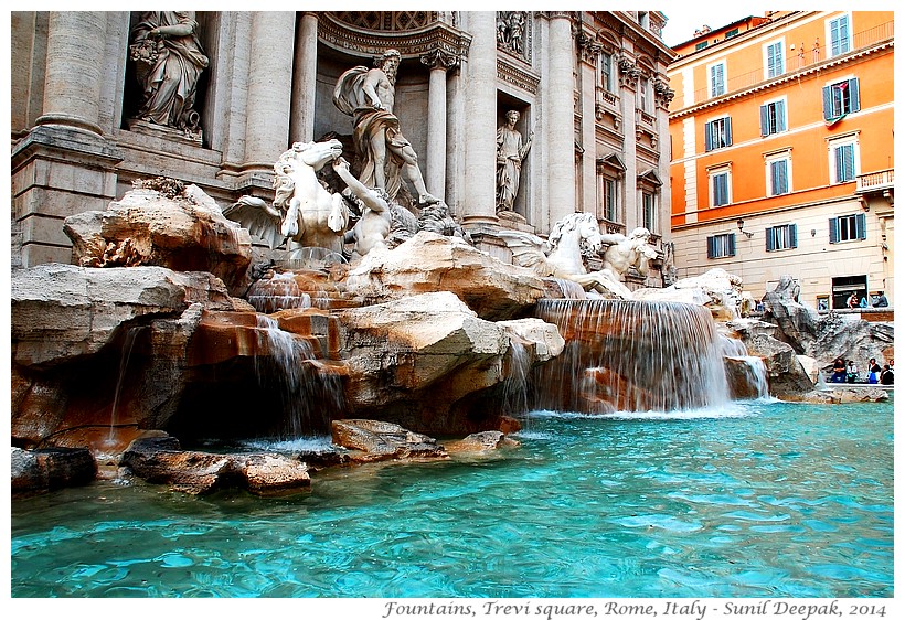 Most beautiful fountains - Italy, Rome - Images by Sunil Deepak