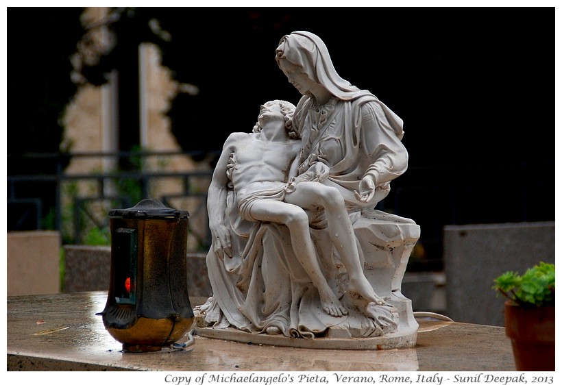 Pieta of Michaelangelo, Rome, Italy - Images by Sunil Deepak