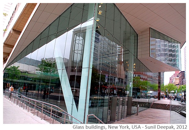Glass buildings, New York, USA - Images by Sunil Deepak, 2012