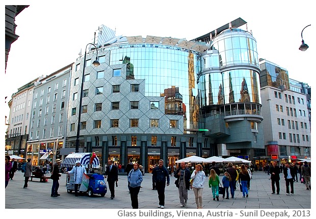 Glass buildings, Vienna, Austria - Images by Sunil Deepak, 2013