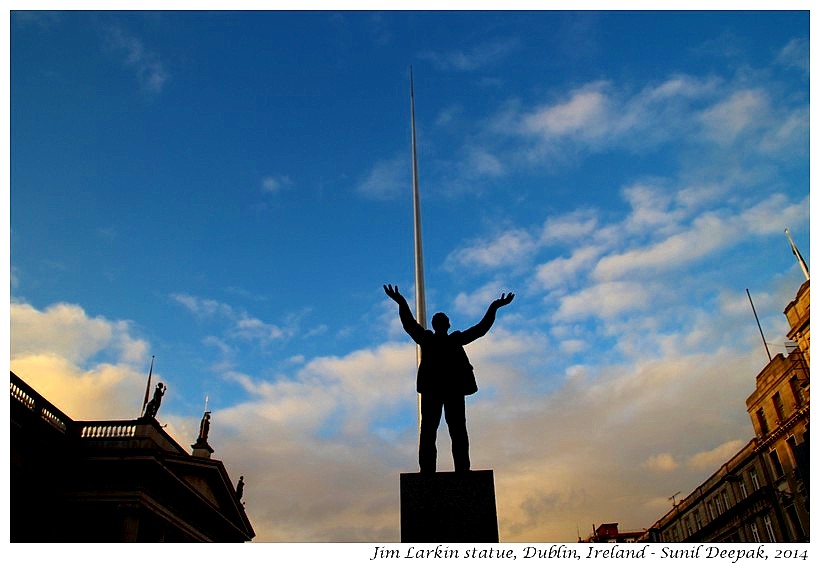 Emotions of raised hands, Dublin, Ireland - Images by Sunil Deepak