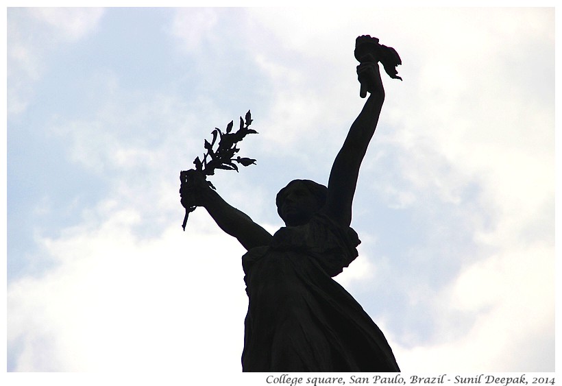 Emotions of raised hands, Sao Paolo, Brazil - Images by Sunil Deepak