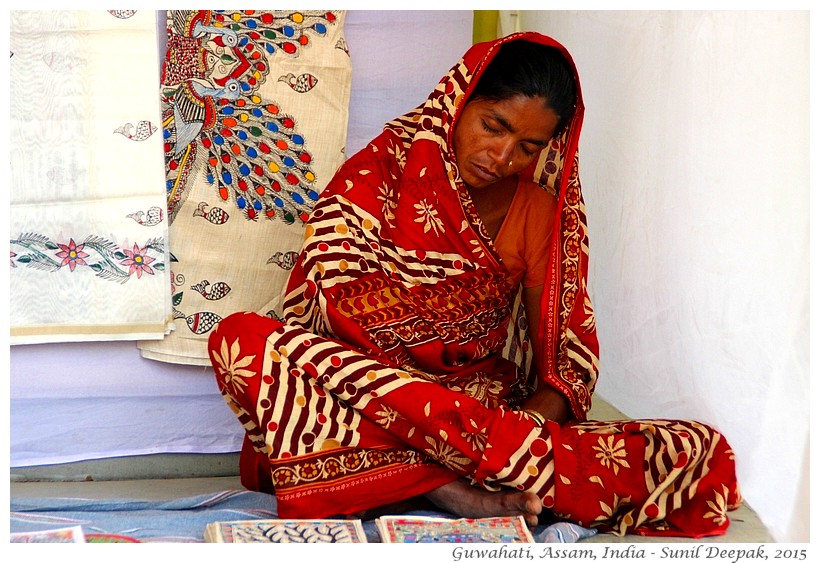 Falling asleep sitting, Assam, India - Images by Sunil Deepak