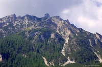 Mountains around Braie lake, Alto Adige, Italy