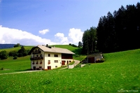 Mountains around Braie lake, Alto Adige, Italy