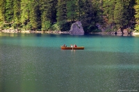 Braie lake, South Tyrol, Italy