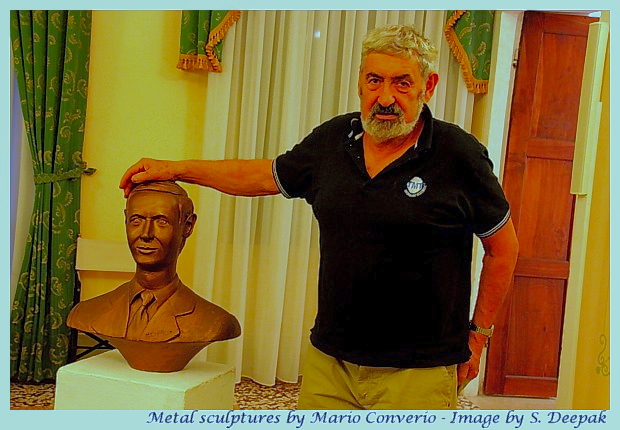 Metal sculptures of Mario Converio - Images by Sunil Deepak