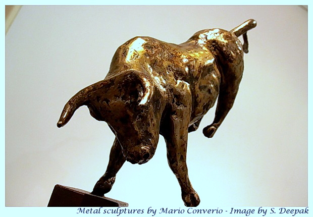 Metal sculptures of Mario Converio - Images by Sunil Deepak