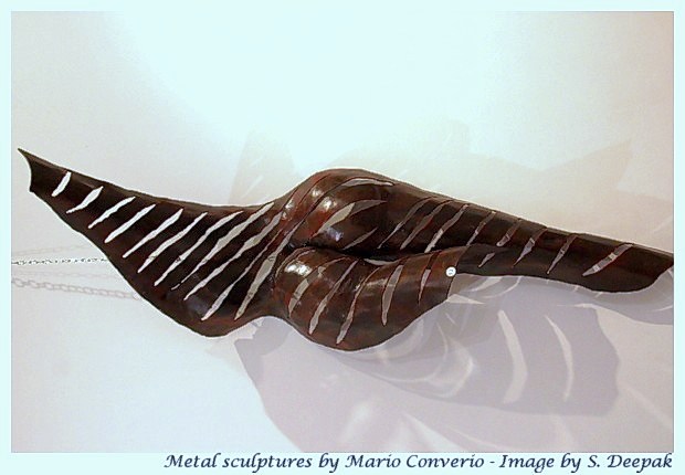 Metal sculptures of Mario Converio - Images by Sunil Deepak