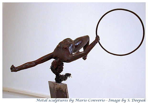 Metal sculptures of Mario Converio - Images by Sunil Deepak