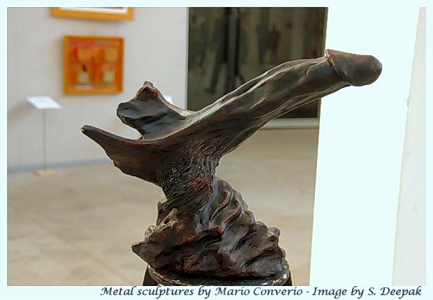 Metal sculptures of Mario Converio - Images by Sunil Deepak