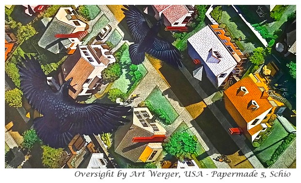 Papermade 5 Art Exhibition, Artwork by Art Werger - Image by Sunil Deepak