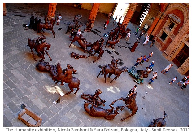 The Humanity Exhibition, Sculptures by Nicola Zamboni & Sara Bolzani - images by Sunil Deepak, 2014