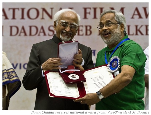 Arun Chadha receives national award, May 2012