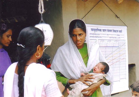 A still from Integrated Child Development, documentary film by Arun Chadha
