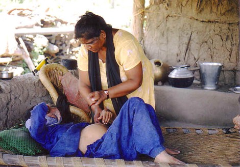 A still from Integrated Child Development, documentary film by Arun Chadha