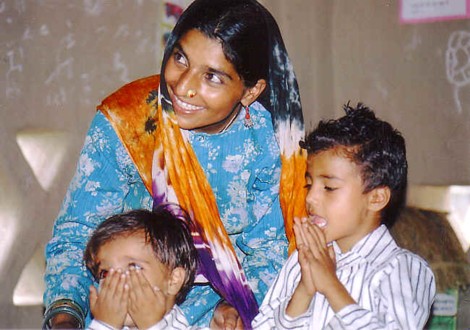 A still from Integrated Child Development, documentary film by Arun Chadha