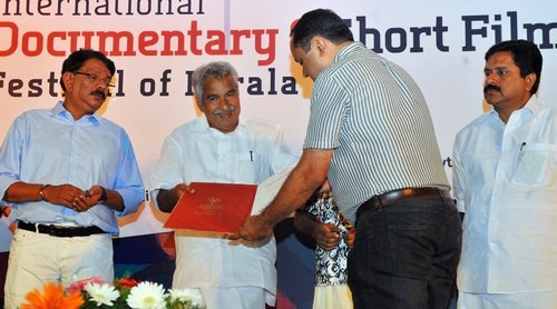 Mukul receives award, Trivandram
