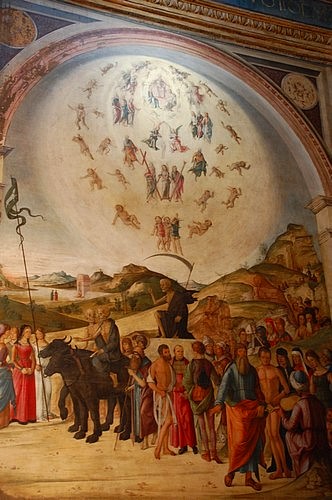 Lorenzo costa, Death, Bentivoglio chapel, San Giacomo church, Bologna, Italy