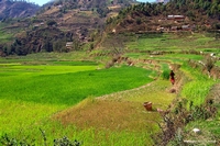 Mountain villages from Nepal
