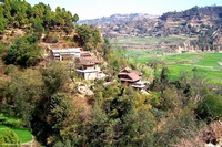Mountain villages from Nepal